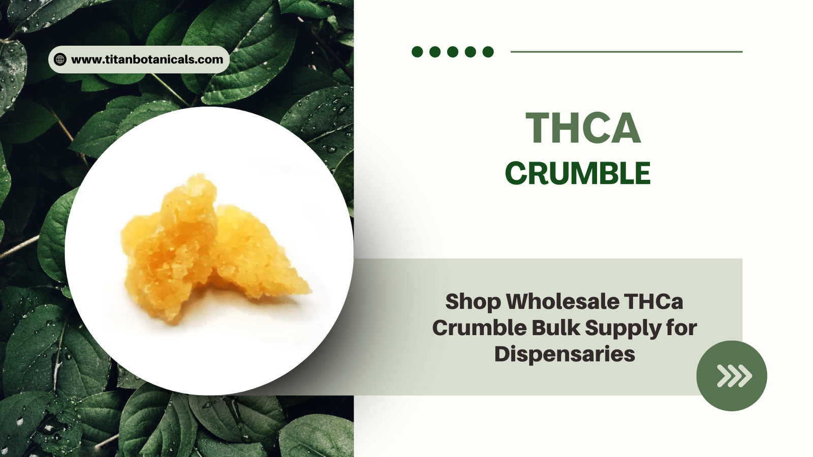 Shop Wholesale THCa Crumble Bulk Supply for Dispensaries